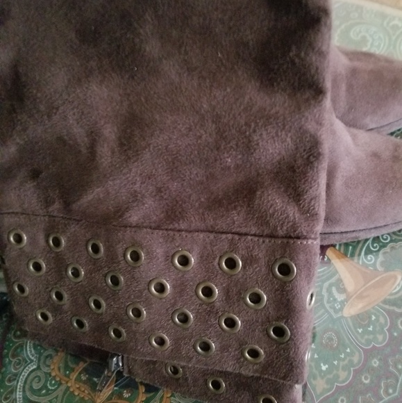 Brown Suede Boots - Picture 3 of 6